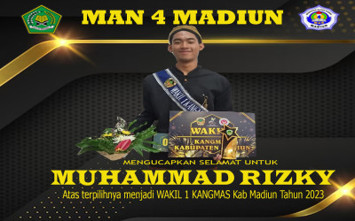 KEREN, MUHAMMAD RIZKY MAN 4 MADIUN JADI WAKIL 1 KANGMAS KAB MADIUN 2023